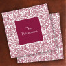 Merrimade Designer Paper Coasters - Wine Floral