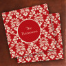 Merrimade Designer Paper Coasters - Wine Damask