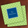 Merrimade Designer Paper Coasters - Lime Keystone