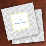 Merrimade Designer Paper Coasters - Silver Keystone