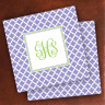 Merrimade Designer Paper Coasters - with Monogram - Victorian Lattice
