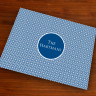 Merrimade Designer Paper Placemats - Navy Circles