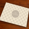 Merrimade Designer Paper Placemats - Taupe Damask
