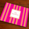Merrimade Designer Paper Placemats - Pink Bold Stripe
