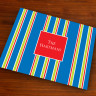 Merrimade Designer Paper Placemats - Navy Bold Stripe