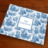 Merrimade Designer Paper Placemats - Navy Toile