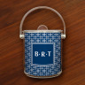 Merrimade Ice Buckets - with Monogram - Navy Keystone