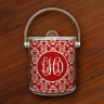 Merrimade Ice Buckets - with Monogram - Wine Damask