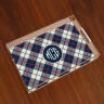 Merrimade Large Serving Tray - with Monogram - Plaid