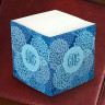 Merrimade Self Stick Memo Cubes - Blue Blossoms