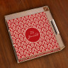 Merrimade Small Serving Tray - Wine Damask