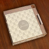 Merrimade Small Serving Tray - Taupe Damask