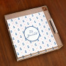 Merrimade Small Serving Tray - Stitched Anchors