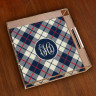 Merrimade Small Serving Tray - with Monogram - Plaid