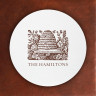 Prentiss Letterpress Coasters- Hive Design