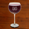 Red Wine Glass Set - with Monogram