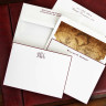 Worldly Wine Hand Bordered Correspondence Cards